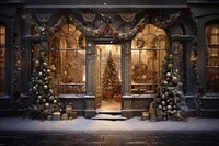 Christmas decoration christmas decorations architecture. AI generated Image by rawpixel.