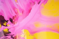 Pink and yellow backgrounds painting purple. AI generated Image by rawpixel.
