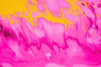 Pink and yellow backgrounds splattered purple. AI generated Image by rawpixel.