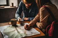 Planning vacation trip coffee writing travel. AI generated Image by rawpixel.