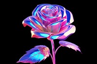 3d cartoon rose graphics pattern flower. AI generated Image by rawpixel.