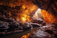 Map of Australia cave outdoors nature. AI generated Image by rawpixel.