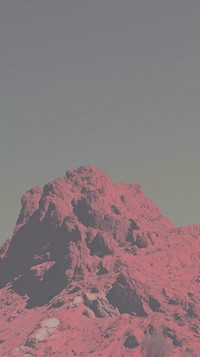 Red desert mountain outdoors nature. AI generated Image by rawpixel.