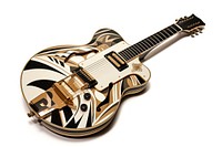 Guitar white background string metal. AI generated Image by rawpixel.