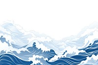 Blue water wave backgrounds outdoors pattern. AI generated Image by rawpixel.