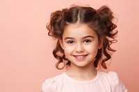 Girl portrait child cheerful. AI generated Image by rawpixel.