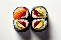 Sushi fruit rice food. AI generated Image by rawpixel.