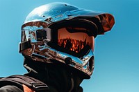 Man helmet accessories protection. AI generated Image by rawpixel.