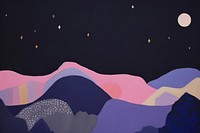 Abstract night sky backgrounds astronomy painting. AI generated Image by rawpixel.
