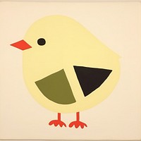 Abstract chick animal bird art. AI generated Image by rawpixel.
