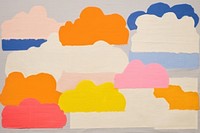 Abstract cloud backgrounds painting textile. AI generated Image by rawpixel.