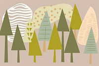 Abstract forest backgrounds outdoors tranquility. AI generated Image by rawpixel.