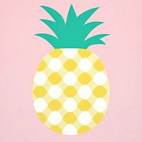 Abstract pine apple pineapple fruit plant. AI generated Image by rawpixel.