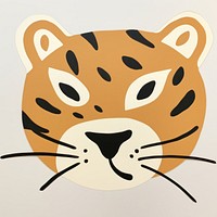 Animal mammal tiger snout. AI generated Image by rawpixel.