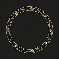 Flower circle frame jewelry accessories chandelier. AI generated Image by rawpixel.