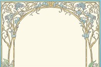 Arch and flower backgrounds pattern art. AI generated Image by rawpixel.