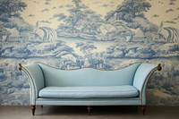 Ocean and wave wallpaper furniture painting. AI generated Image by rawpixel.