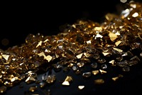 Gold glitter gemstone jewelry diamond. AI generated Image by rawpixel.