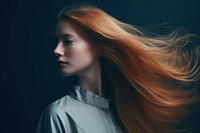 Women long hair portrait adult photo. AI generated Image by rawpixel.