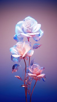 Rose flowers blossom petal plant. AI generated Image by rawpixel.