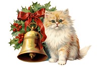 Christmas bell mammal animal pet. AI generated Image by rawpixel.