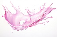Pink milk splashing backgrounds splattered simplicity. AI generated Image by rawpixel.