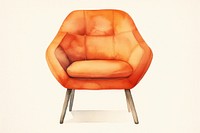 Minimal Boucle Chair chair furniture armchair. AI generated Image by rawpixel.