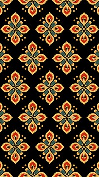 Thai pattern backgrounds shape repetition. AI generated Image by rawpixel.