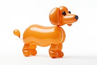 Balloon Shaped Like A Dog figurine dog white background. AI generated Image by rawpixel.