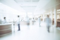 Medical center architecture hospital building. AI generated Image by rawpixel.