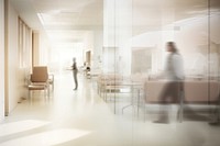Medical center architecture furniture building. AI generated Image by rawpixel.