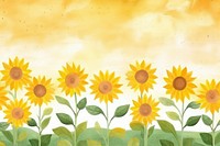 Sunflower field backgrounds plant art. AI generated Image by rawpixel.