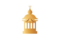 Lamp icon gold spirituality architecture. AI generated Image by rawpixel.