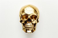 Skull gold anthropology jewelry. AI generated Image by rawpixel.