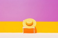Beach creativity relaxation headwear. AI generated Image by rawpixel.