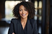 Business woman smiling adult smile. AI generated Image by rawpixel.