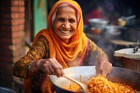 Senior women cooking south asian food adult happiness. AI generated Image by rawpixel.