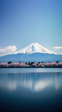 Mount fuji landscape mountain outdoors. AI generated Image by rawpixel.