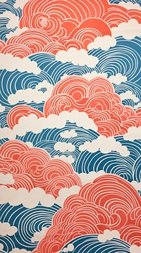Japanese pattern backgrounds repetition creativity. AI generated Image by rawpixel.