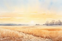 Morning light landscape outdoors horizon. AI generated Image by rawpixel.