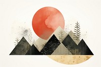 Forest outdoors painting collage. AI generated Image by rawpixel.