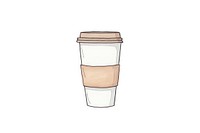 Coffee cup mug white background refreshment. AI generated Image by rawpixel.