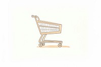 Sign of shopping cart white background consumerism furniture. AI generated Image by rawpixel.