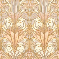 Art nouveau architecture wallpaper pattern line. AI generated Image by rawpixel.