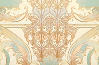 Art nouveau architecture wallpaper pattern gold. AI generated Image by rawpixel.