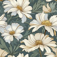 Daisies wallpaper pattern flower. AI generated Image by rawpixel.