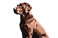 Brown dog animal mammal pet. AI generated Image by rawpixel.