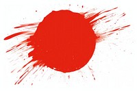 Red circle backgrounds white background splattered. AI generated Image by rawpixel.