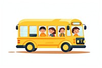 School bus vehicle transportation togetherness. AI generated Image by rawpixel.