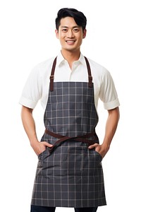Asian man in an apron portrait clothing adult. AI generated Image by rawpixel.